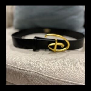Buckle Down black youth Disney D signature belt - NEVER WORN